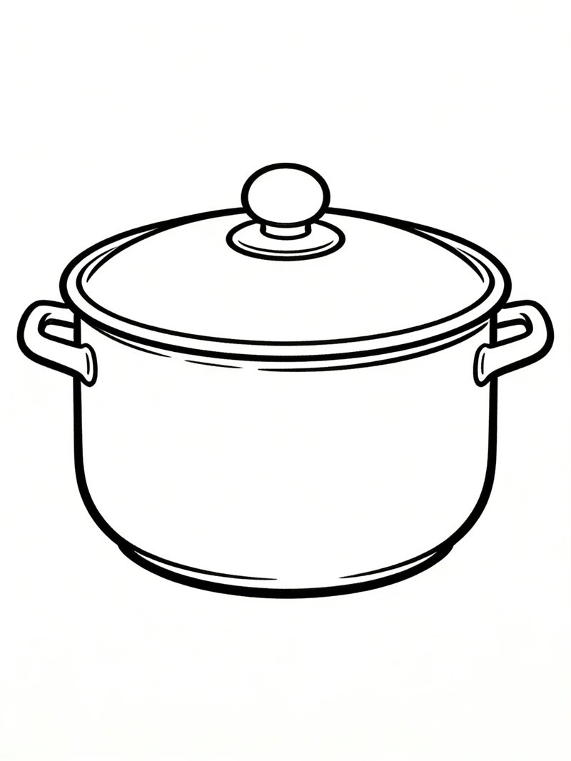 tranh tô màu đồ dùng trong gia đình 21