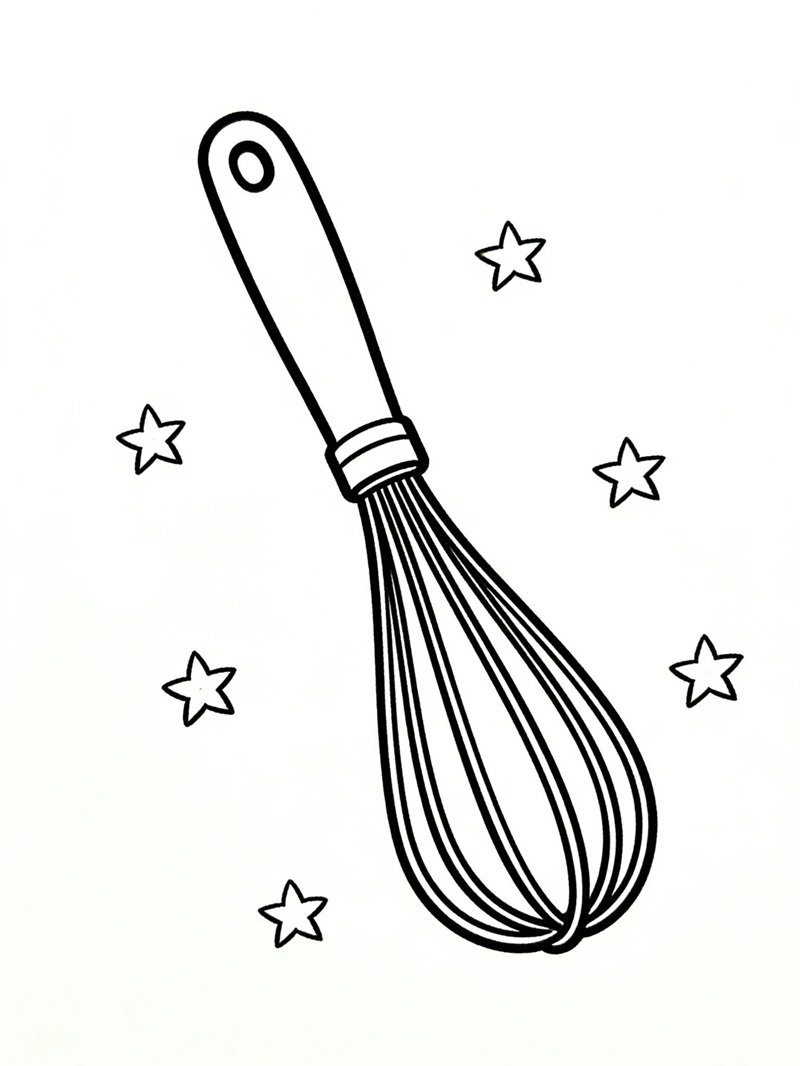 tranh tô màu đồ dùng trong gia đình 22