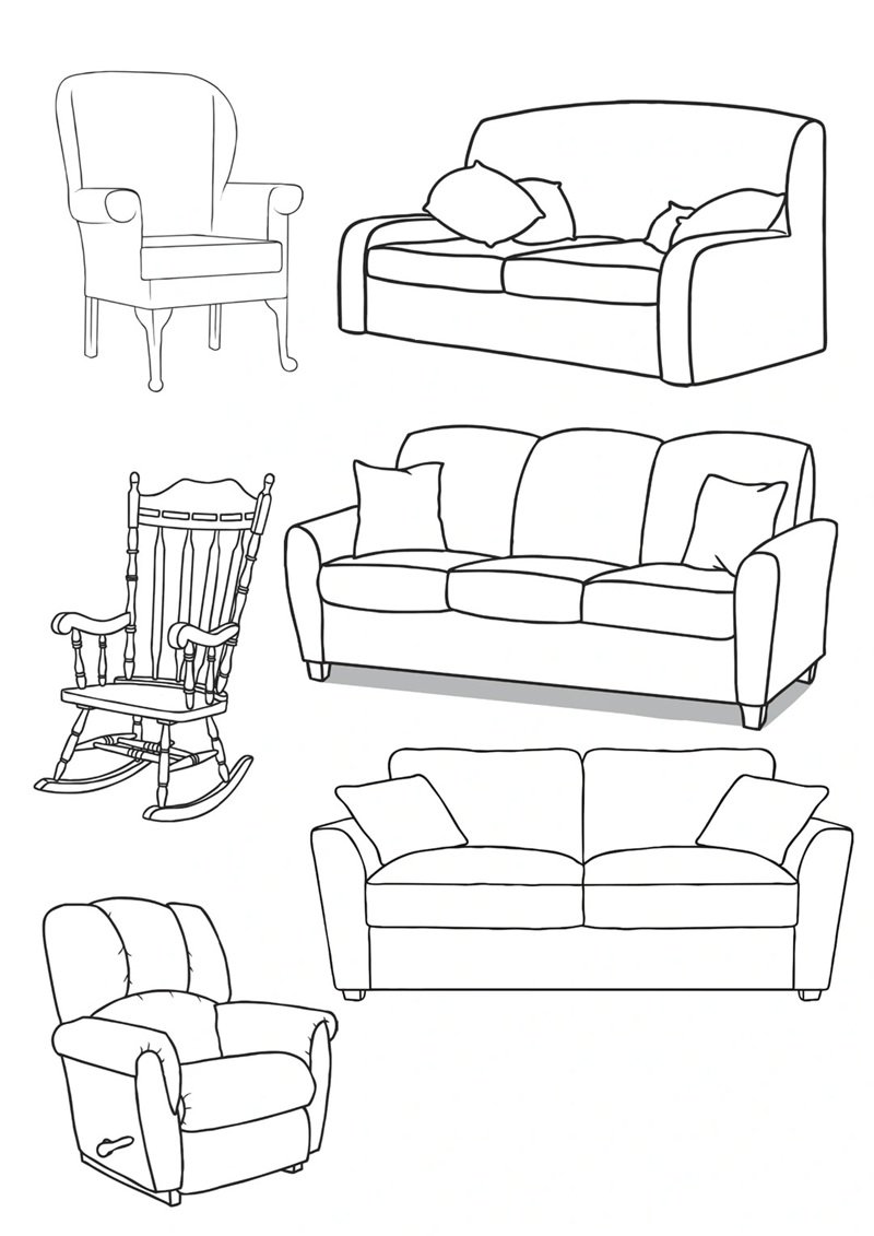 tranh tô màu đồ dùng trong gia đình 25