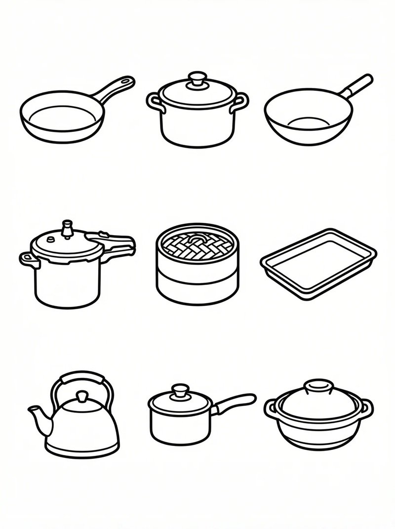 tranh tô màu đồ dùng trong gia đình 26