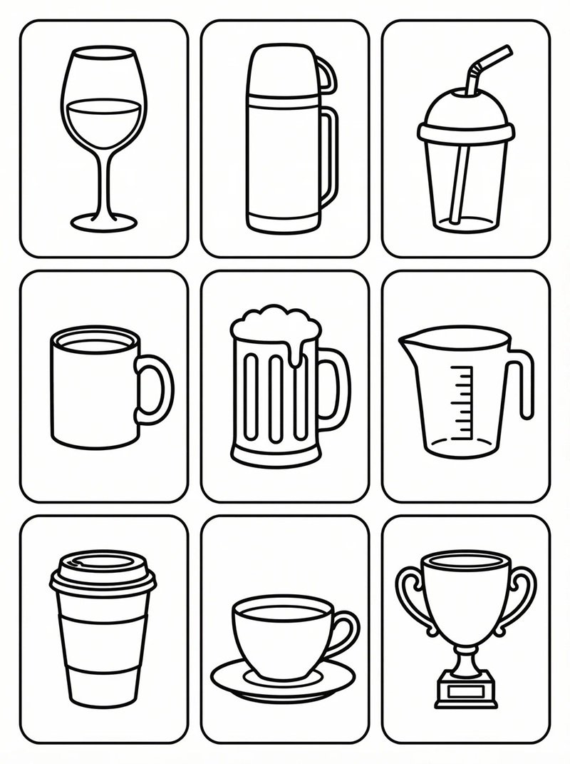 tranh tô màu đồ dùng trong gia đình 28