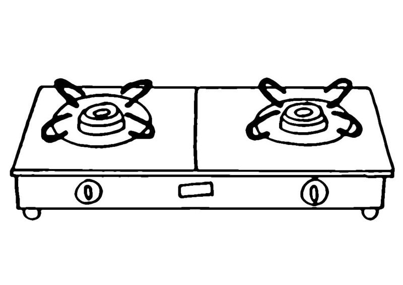 tranh tô màu đồ dùng trong gia đình 4