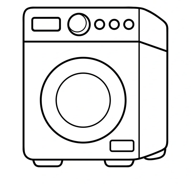 tranh tô màu đồ dùng trong gia đình 42