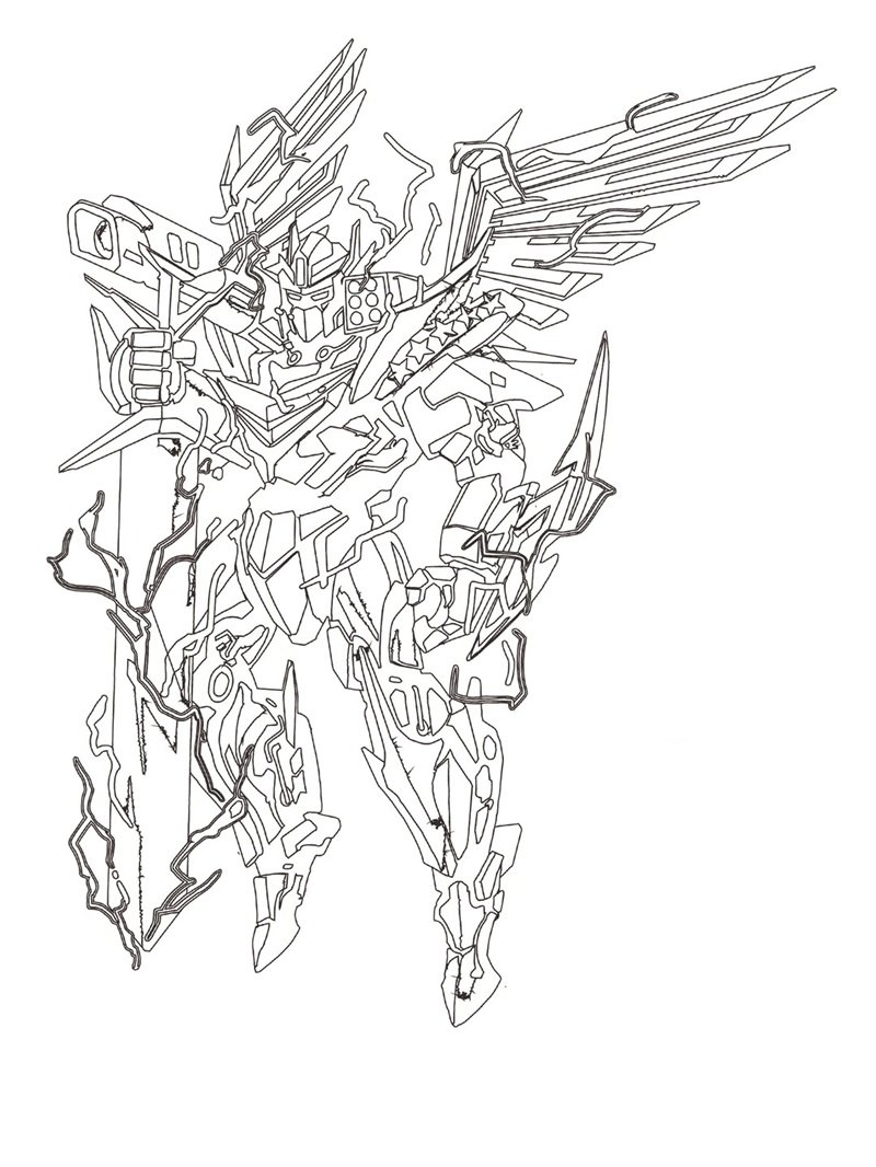 tranh tô màu godzilla 38