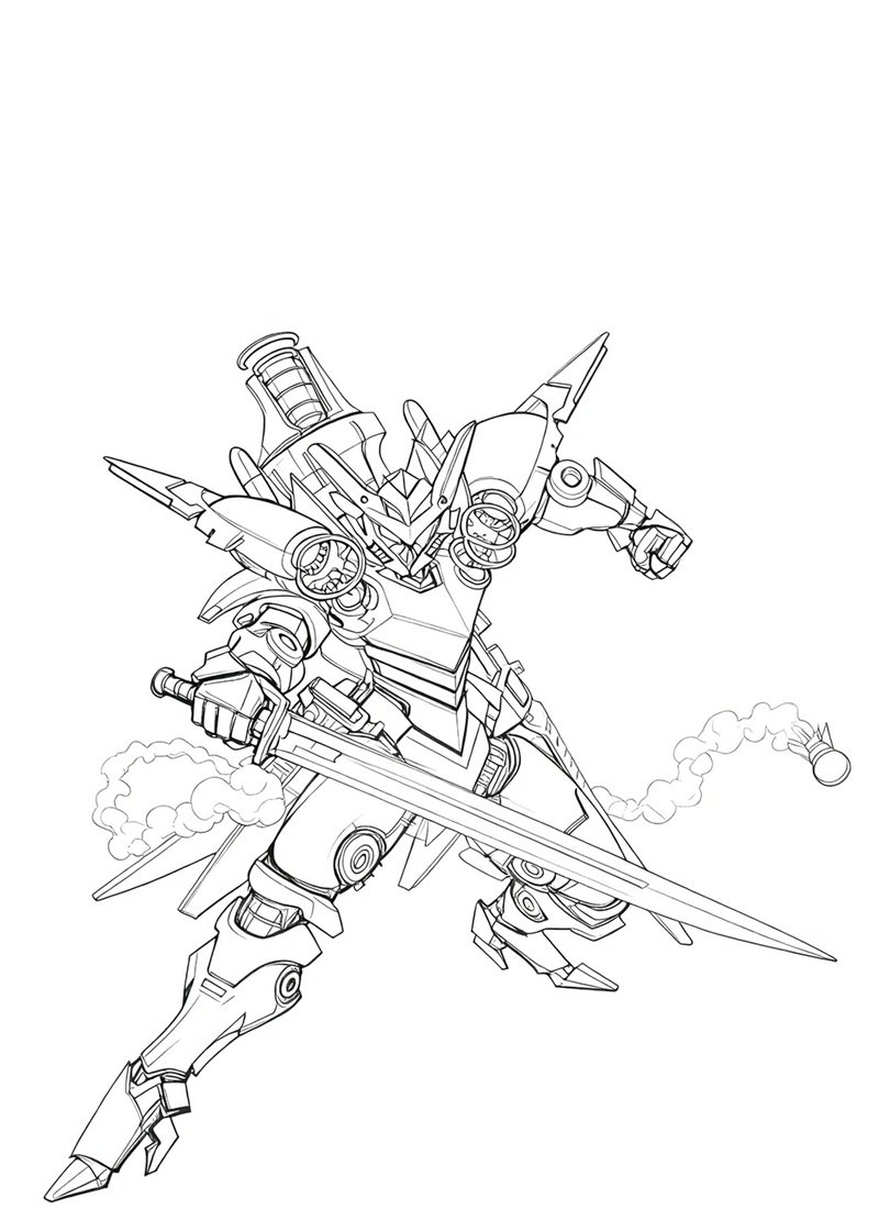 tranh tô màu optimus prime 28