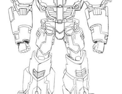 tranh tô màu optimus prime 35