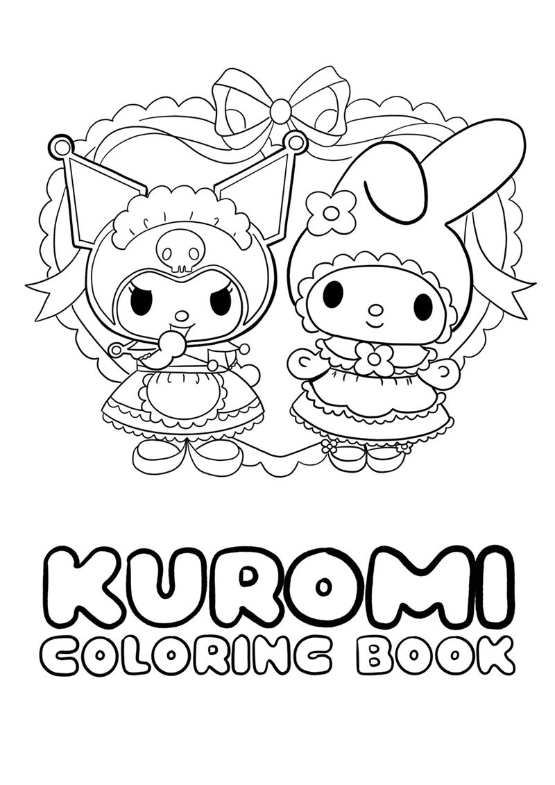 Sanrio nhân vật cute tranh tô màu Sanrio