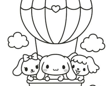 tranh tô màu sanrio 37