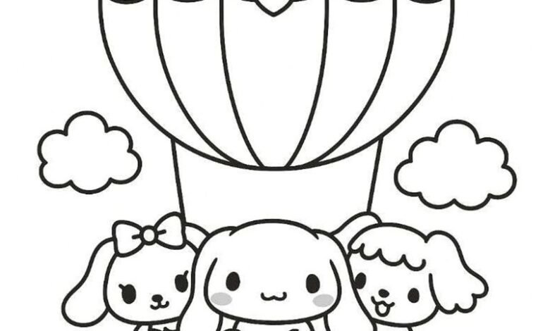 tranh tô màu sanrio 37