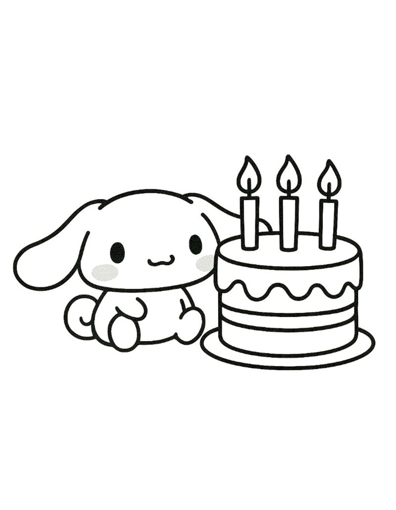 ý tưởng tô màu Sanrio dễ thương