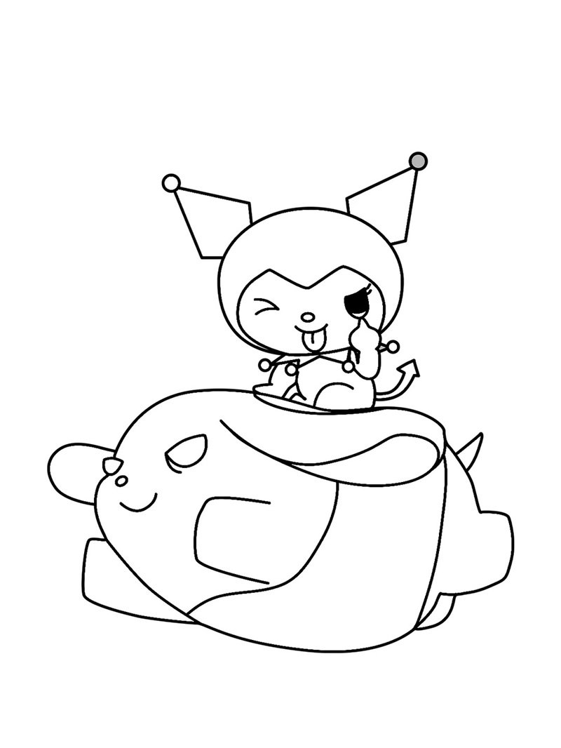 tranh tô màu sanrio 41