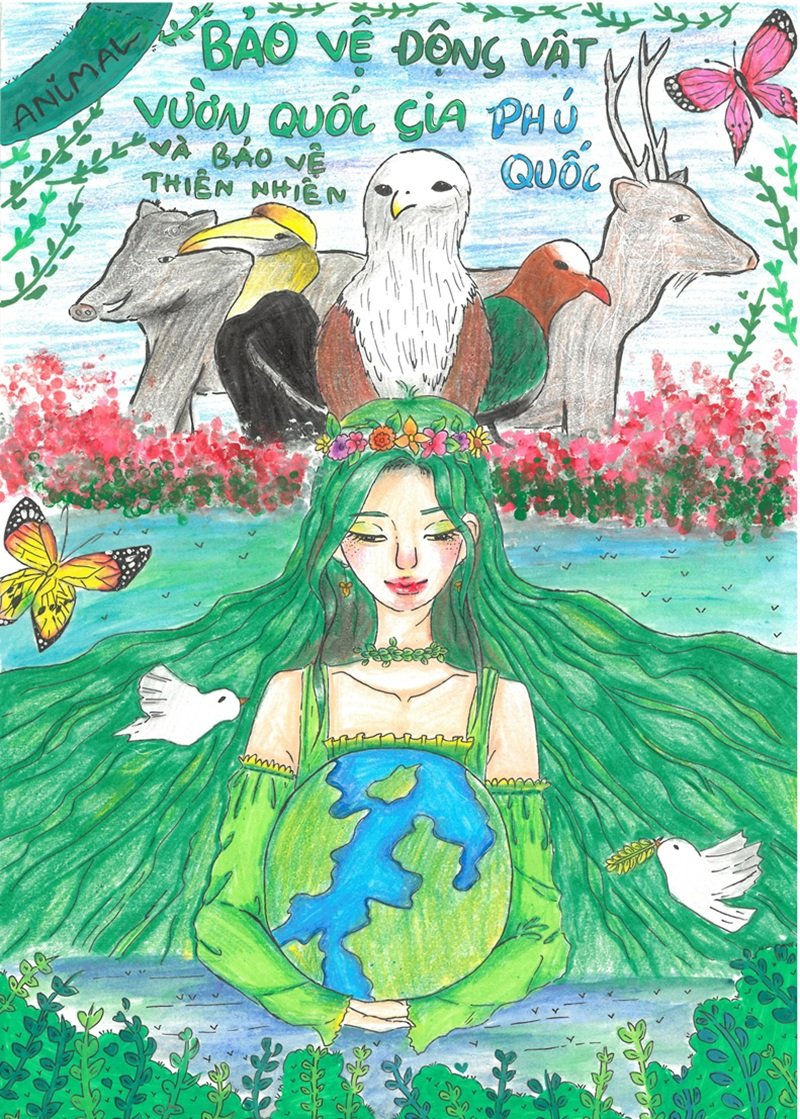 vẽ tranh tuyên truyền bảo vệ môi trường 1