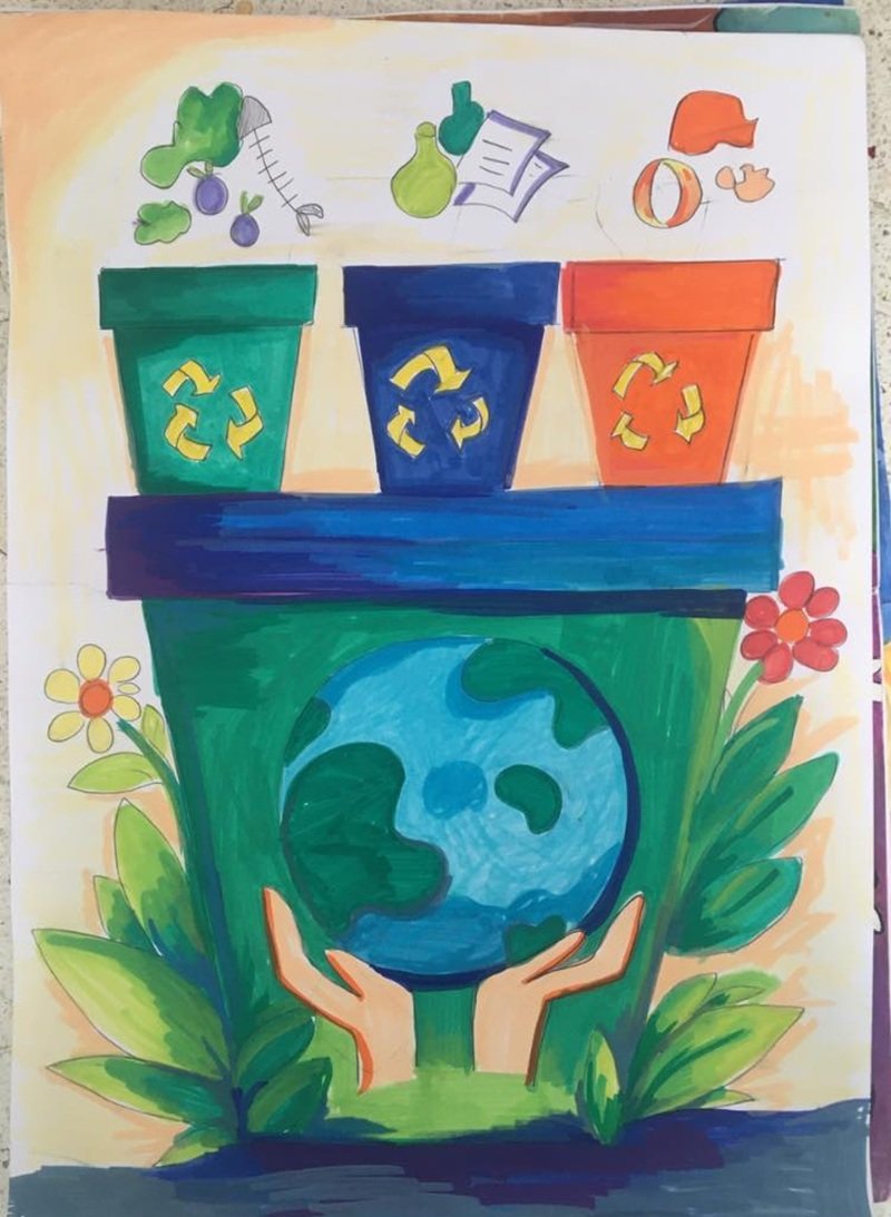 vẽ tranh tuyên truyền bảo vệ môi trường 12
