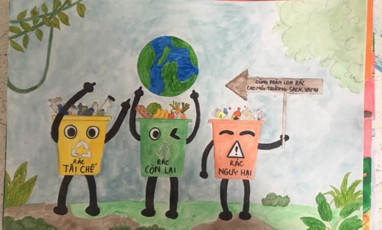 vẽ tranh tuyên truyền bảo vệ môi trường 14