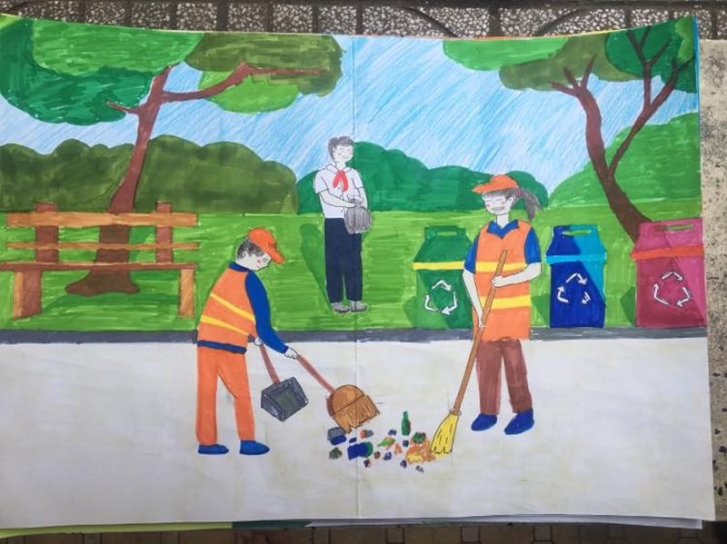 vẽ tranh tuyên truyền bảo vệ môi trường 16