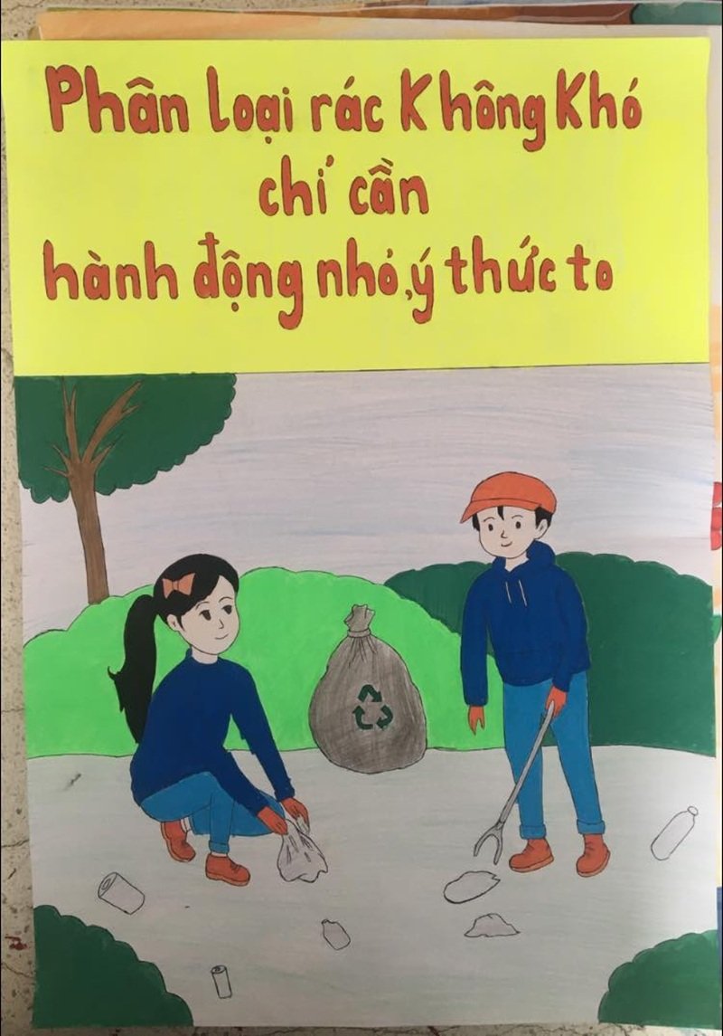 vẽ tranh tuyên truyền bảo vệ môi trường 17