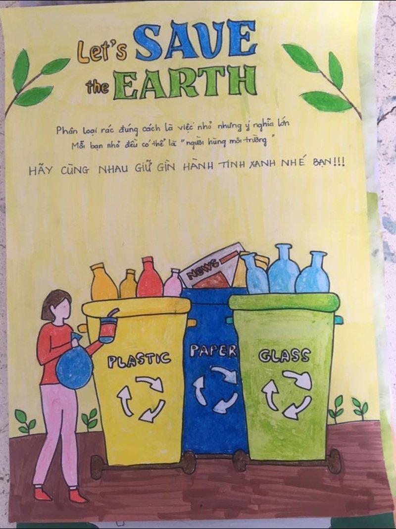 vẽ tranh tuyên truyền bảo vệ môi trường 19
