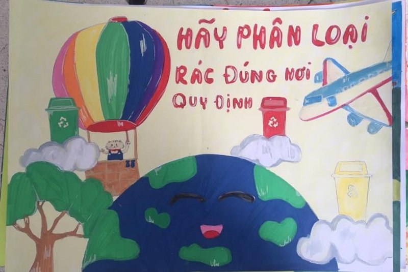 vẽ tranh tuyên truyền bảo vệ môi trường 21