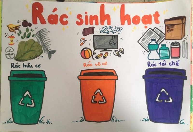 vẽ tranh tuyên truyền bảo vệ môi trường 22