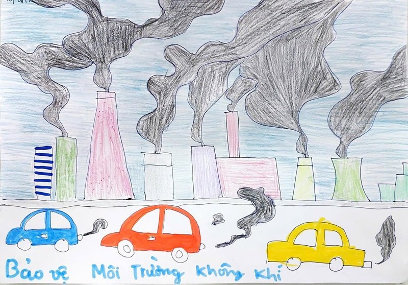 vẽ tranh tuyên truyền bảo vệ môi trường 29