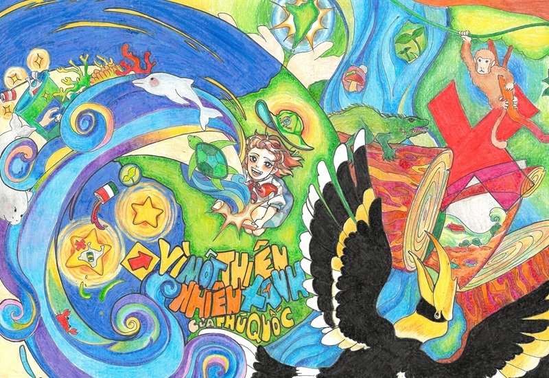 vẽ tranh tuyên truyền bảo vệ môi trường 3