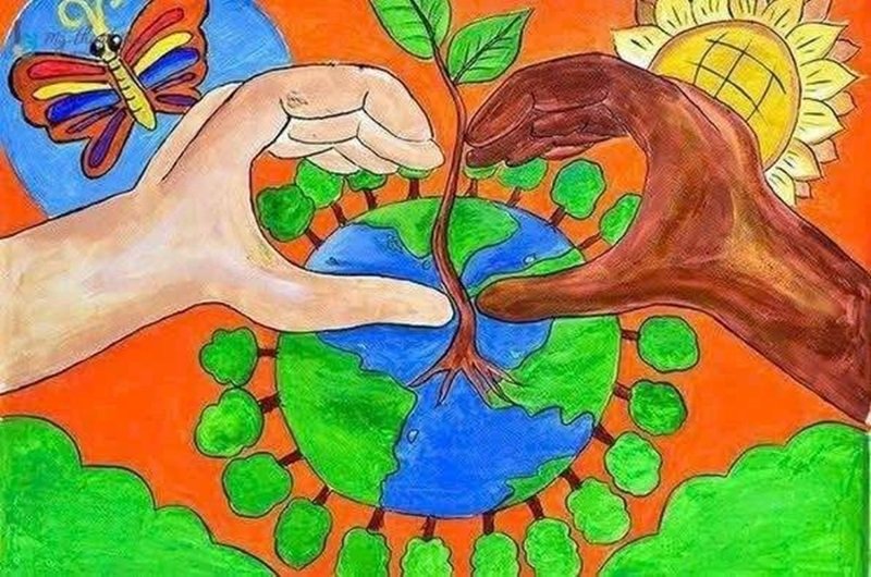 vẽ tranh tuyên truyền bảo vệ môi trường 32