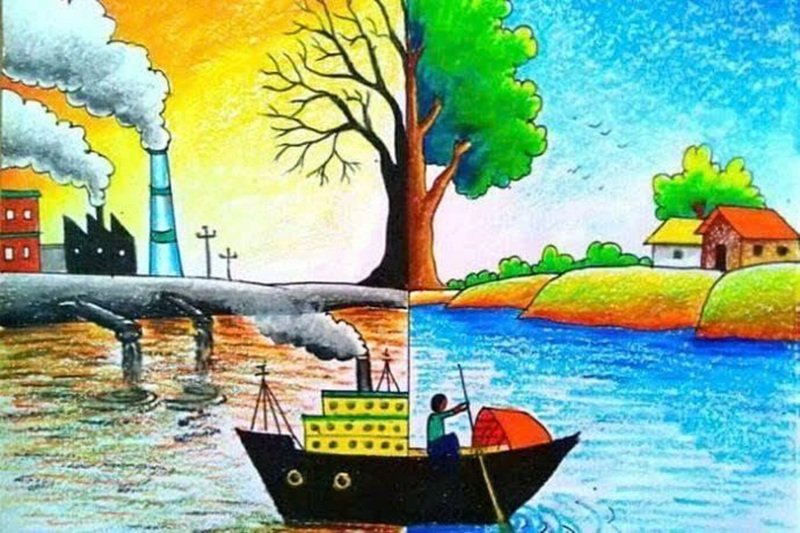 vẽ tranh tuyên truyền bảo vệ môi trường 36