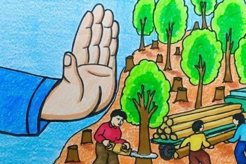 vẽ tranh tuyên truyền bảo vệ môi trường 40