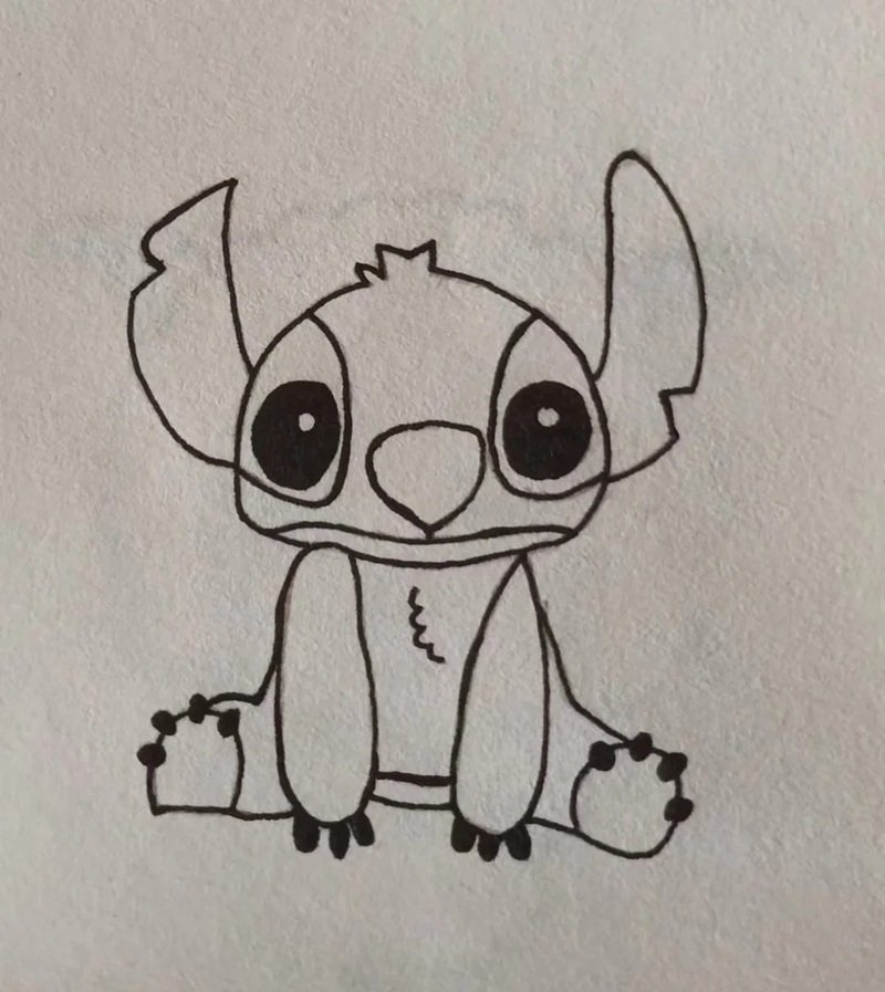 Hình vẽ anime đơn giản phong cách chibi đáng yêu