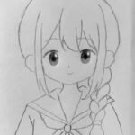 hình vẽ anime đơn giản 34