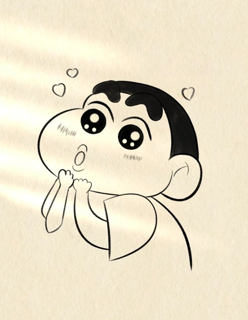 Hình vẽ anime đơn giản nữ cute đang được yêu thích