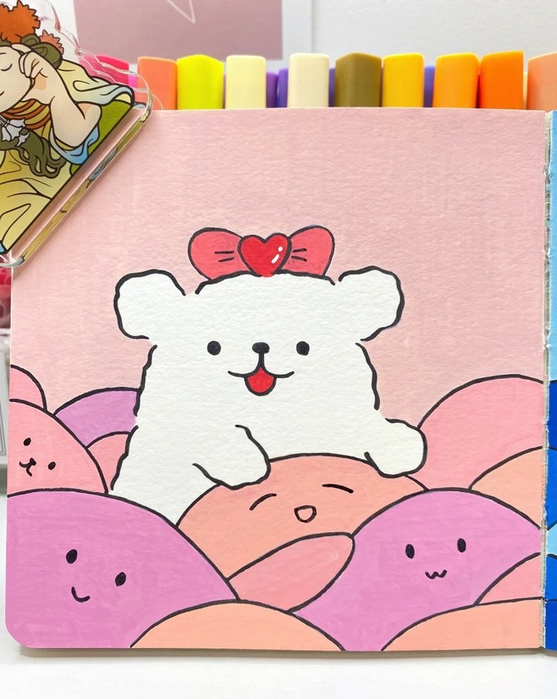 Hình vẽ cute đáng yêu phong cách kawaii