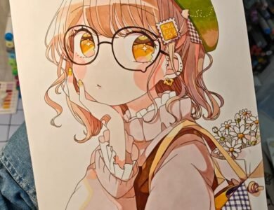 tranh anime nữ 14