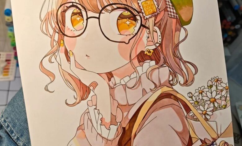 tranh anime nữ 14