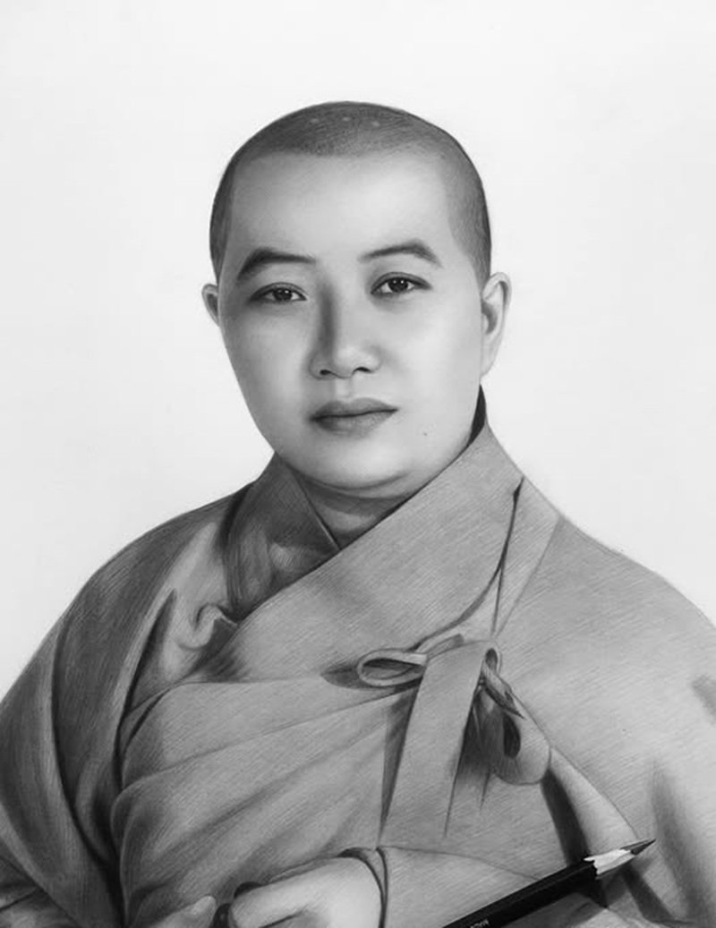 Tranh chân dung nữ đẹp với thần thái sang trọng