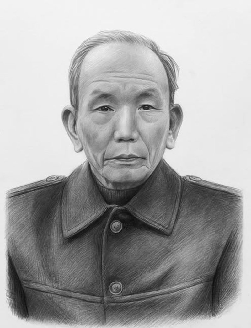 Tranh chân dung đơn giản mang vẻ đẹp tự nhiên