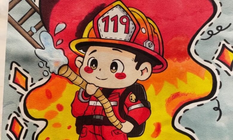tranh chủ đề nghề nghiệp 26