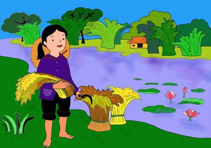 Tranh chủ đề nghề nghiệp học đường