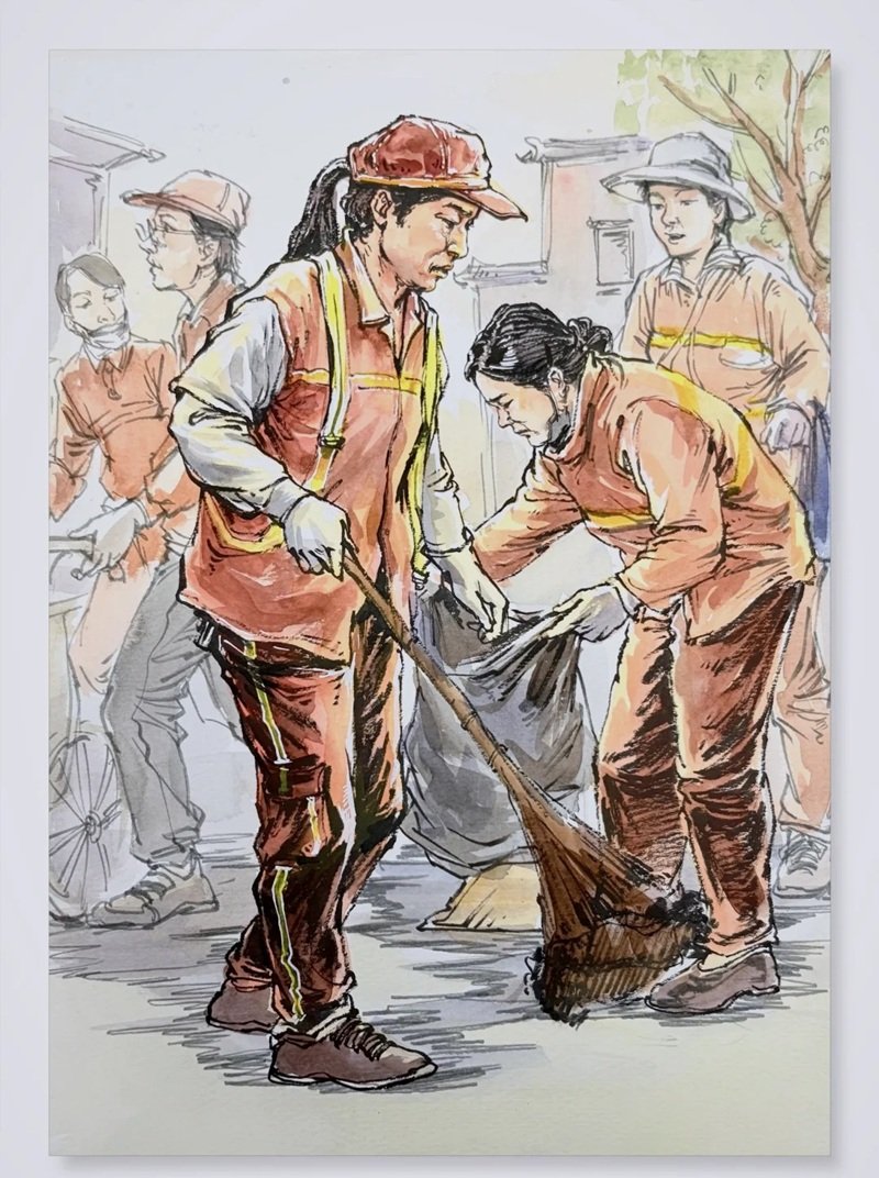 Tranh chủ đề nghề nghiệp nâng cao nhận thức