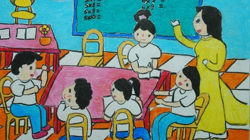 Tranh chủ đề nghề nghiệp tương lai
