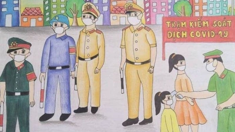 Tranh chủ đề nghề nghiệp giáo viên