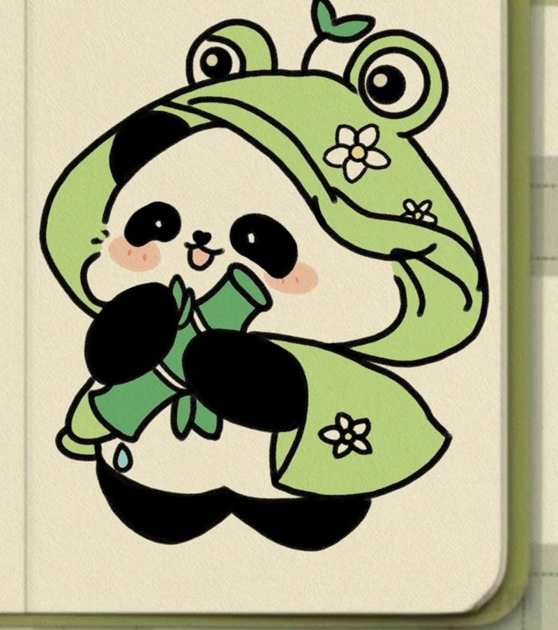 Em bé chibi đáng yêu trong tranh cute