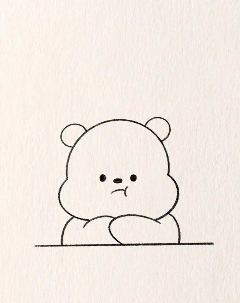 Tranh cute phong cách hoạt hình hiện đại