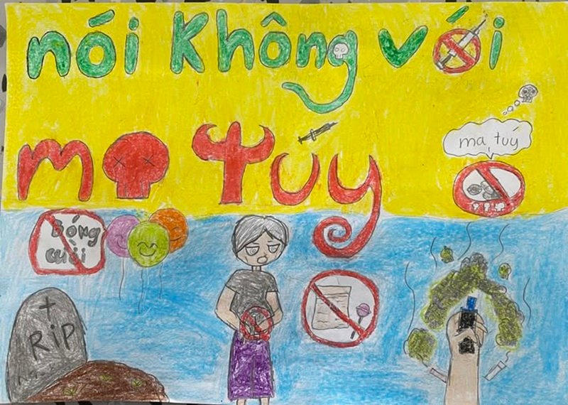 Tuyên truyền tranh phòng chống ma túy hiệu quả