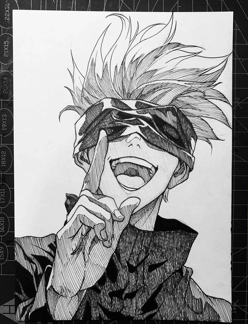 Tranh vẽ anime nam đẹp lạnh lùng