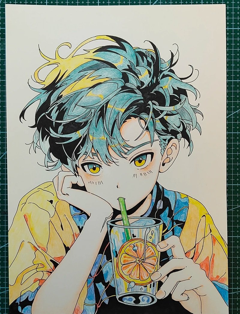 Tranh vẽ anime nam đẹp chuẩn anime