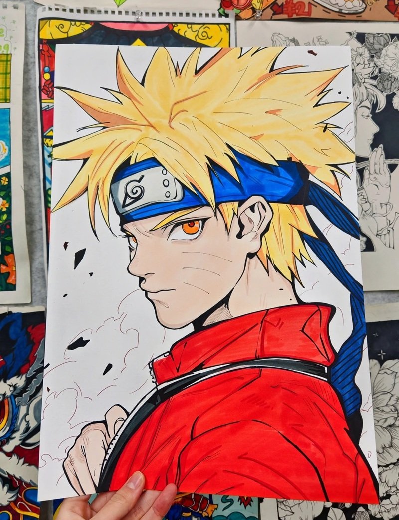 Hình tranh vẽ anime nam đẹp