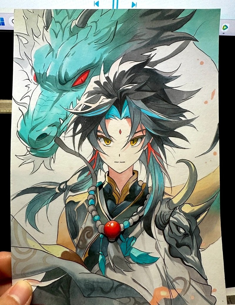 Anime nam fantasy nghệ thuật đẹp