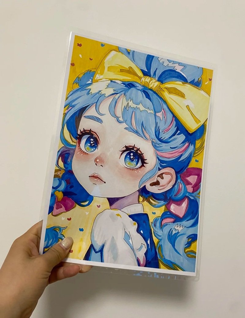 Dễ thương tranh vẽ chibi cute girl