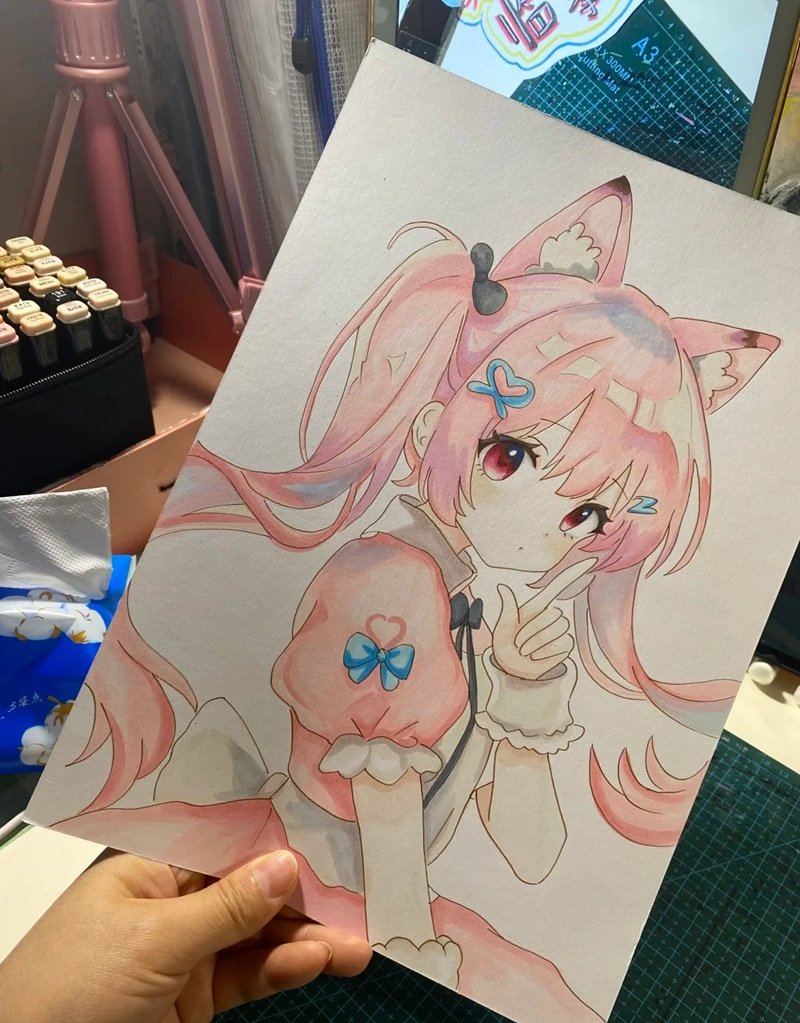 Sáng tạo tranh vẽ chibi cute girl